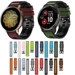 Dây đồng hồ silicone dệt trơn hai màu, cho Samsung Galaxy Watch 5 Pro 45mm