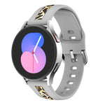 Dây đồng hồ silicone in vân dọc, cho Samsung Galaxy Watch 5 40mm / 44mm, cho Samsung Galaxy Watch 5 Pro 45mm