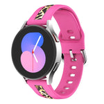 Dây đồng hồ silicone in vân dọc, cho Samsung Galaxy Watch 5 40mm / 44mm, cho Samsung Galaxy Watch 5 Pro 45mm