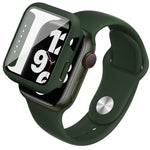 Dây đồng hồ silicone imak khung PC kèm kính cường lực, dành cho Apple Watch SE 2022 40mm, dành cho Apple Watch SE 2022 44mm