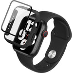 Dây đồng hồ silicone imak khung PC kèm kính cường lực, dành cho Apple Watch SE 2022 40mm, dành cho Apple Watch SE 2022 44mm