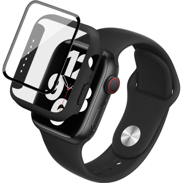 Dây đồng hồ silicone imak khung PC kèm kính cường lực, dành cho Apple Watch SE 2022 40mm, dành cho Apple Watch SE 2022 44mm