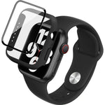 Dây đồng hồ silicone imak khung PC kèm kính cường lực, dành cho Apple Watch SE 2022 40mm, dành cho Apple Watch SE 2022 44mm