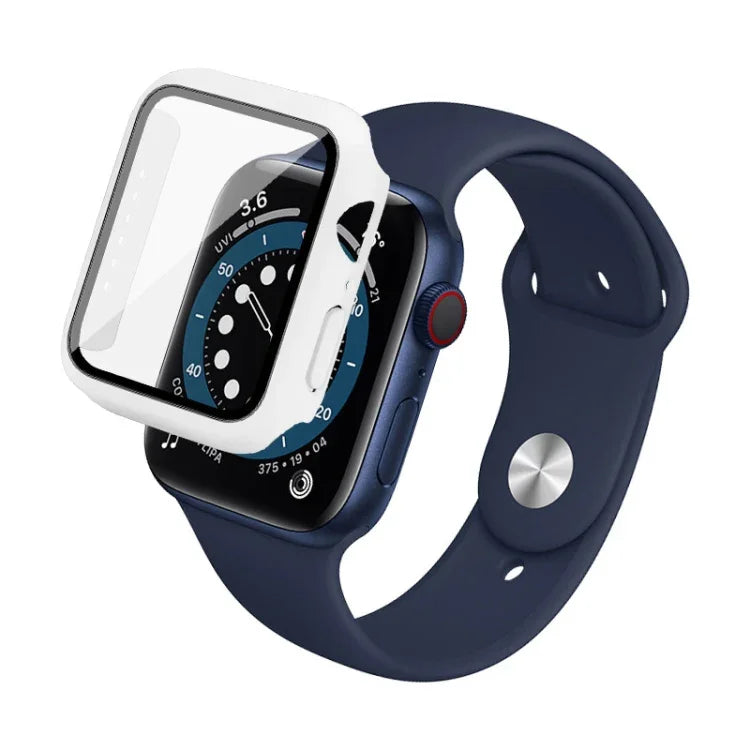 Ốp khung PC imak kèm kính cường lực, dành cho Apple Watch Series 4/5/6/SE 1/2/3 40mm, dành cho Apple Watch Series 4/5/6/SE 1/2/3 44mm, dành cho Apple Watch Series 9 / 8 / 7 41mm, dành cho Apple Watch Series 9 / 8 / 7 45mm