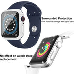 Ốp khung PC imak kèm kính cường lực, dành cho Apple Watch Series 4/5/6/SE 1/2/3 40mm, dành cho Apple Watch Series 4/5/6/SE 1/2/3 44mm, dành cho Apple Watch Series 9 / 8 / 7 41mm, dành cho Apple Watch Series 9 / 8 / 7 45mm