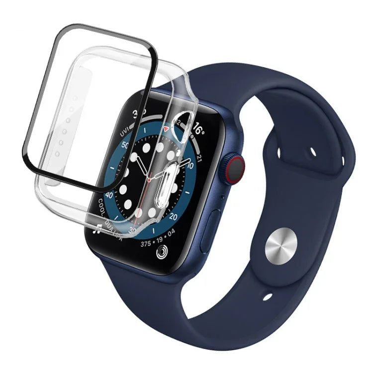 Ốp khung PC imak kèm kính cường lực, dành cho Apple Watch Series 4/5/6/SE 1/2/3 40mm, dành cho Apple Watch Series 4/5/6/SE 1/2/3 44mm, dành cho Apple Watch Series 9 / 8 / 7 41mm, dành cho Apple Watch Series 9 / 8 / 7 45mm