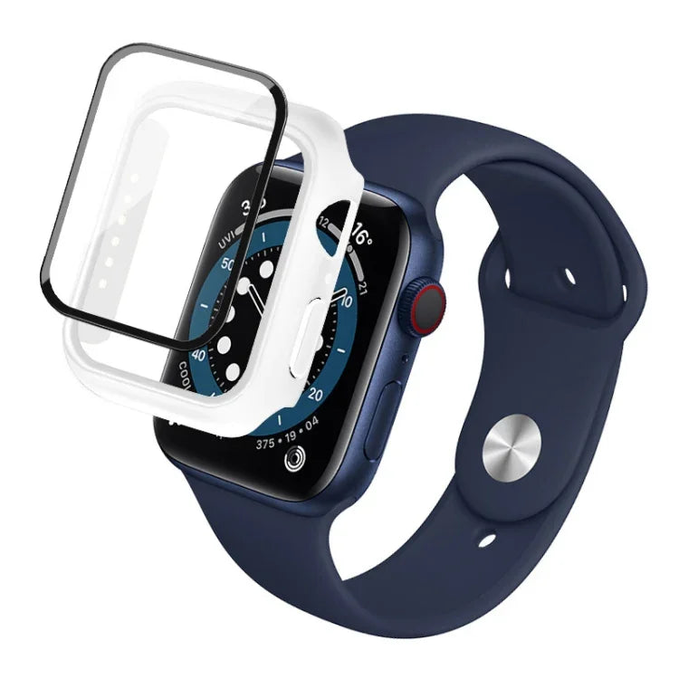 Ốp khung PC imak kèm kính cường lực, dành cho Apple Watch Series 4/5/6/SE 1/2/3 40mm, dành cho Apple Watch Series 4/5/6/SE 1/2/3 44mm, dành cho Apple Watch Series 9 / 8 / 7 41mm, dành cho Apple Watch Series 9 / 8 / 7 45mm