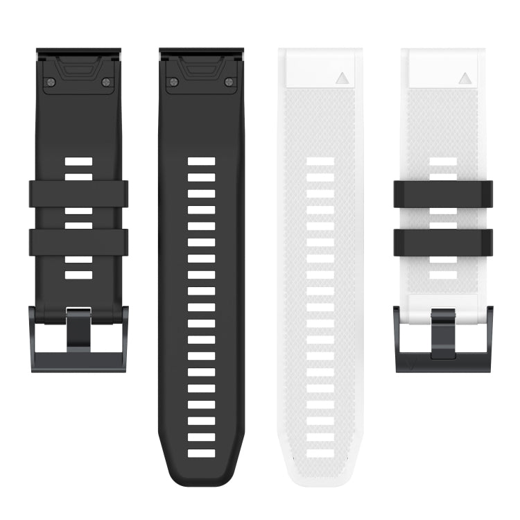 Two-color Silicone Watch Band, For Garmin Fenix 7, For Garmin Fenix 7X
