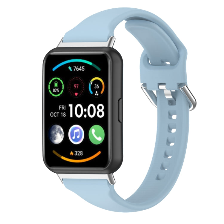 For Huawei Watch Fit 2 Small Waist Silicone Watch Band, S, L