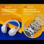 Tai nghe chơi game thể thao Bluetooth không dây chống ồn âm bass Lenovo TH10, màu trắng và đen