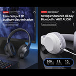 Tai nghe chơi game thể thao Bluetooth không dây chống ồn âm bass Lenovo TH10, màu trắng và đen