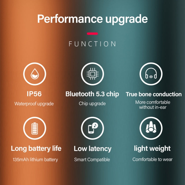 Tai nghe thể thao Bluetooth 5.3 truyền dẫn xương Lenovo X3 Pro kèm mic