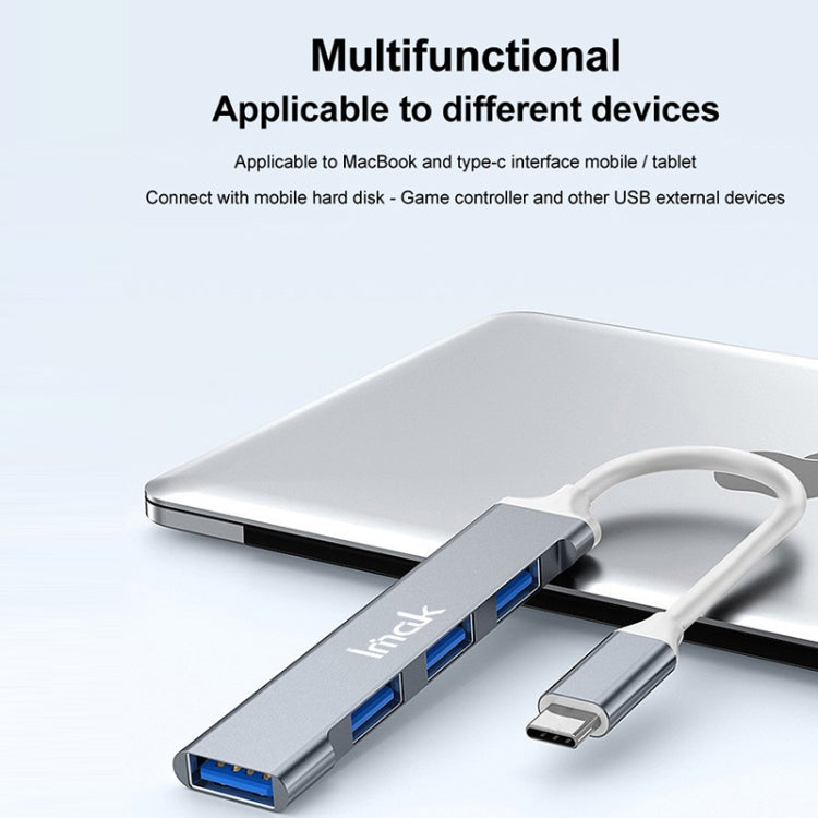 Docking Station HUB đa chức năng 4 trong 1 imak, USB, USB-C / Type-C