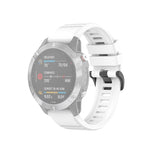 For Garmin Fenix 6 22mm Quick Release Official Texture Wrist Strap Watchband, with Plastic Button, with Metal Button