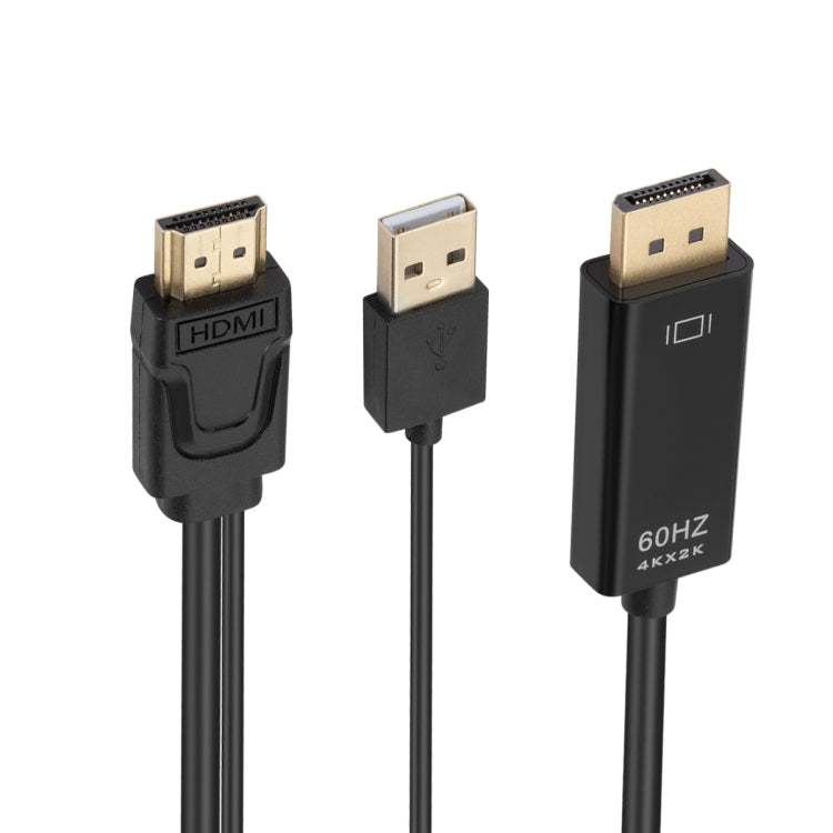 Cáp chuyển đổi HDMI sang USB+DisplayPort kèm nguồn, chiều dài: 1.8m, 180cm