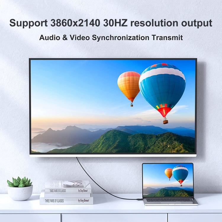 Cáp chuyển đổi HDMI sang USB+DisplayPort kèm nguồn, chiều dài: 1.8m, 180cm