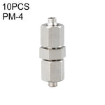 Bộ 2 đầu nối nhanh thẳng khí nén ống đồng mạ niken LAIZE PM-4, PM-4 (2 cái), PM-6 (2 cái), PM-8 (2 cái), PM-10 (2 cái), PM-12, PM-14, PM-16