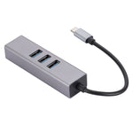 Bộ chuyển đổi HUB SL-030 USB-C / Type-C sang Gigabit Ethernet RJ45 & 3 cổng USB 3.0, USB-C / Type-C sang RJ45 & 3 cổng USB