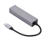 Bộ chuyển đổi HUB SL-030 USB-C / Type-C sang Gigabit Ethernet RJ45 & 3 cổng USB 3.0, USB-C / Type-C sang RJ45 & 3 cổng USB