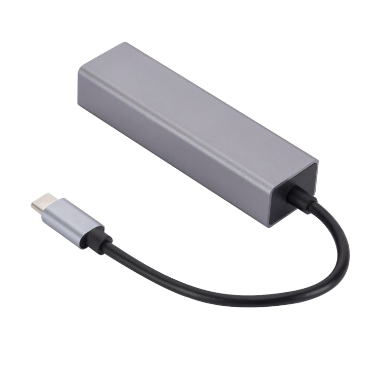 Bộ chuyển đổi HUB SL-030 USB-C / Type-C sang Gigabit Ethernet RJ45 & 3 cổng USB 3.0, USB-C / Type-C sang RJ45 & 3 cổng USB