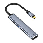 Bộ chuyển đổi đa năng 6 trong 1 USB-C/Type-C sang HDMI+USB 3.1+USB 2.0 đôi+USB-C đôi Y004, Y004