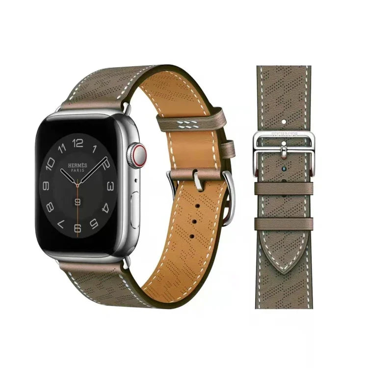 Dây da lỗ nhỏ thoáng khí, dành cho Apple Watch Ultra 49mm / Series 8&7 45mm / SE 2&6&SE&5&4 44mm / 3&2&1 42mm, dành cho Apple Watch Series 8&7 41mm / SE 2&6&SE&5&4 40mm / 3&2&1 38mm