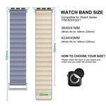 Dây đồng hồ TPU khóa nam châm, Dành cho Apple Watch Ultra 49mm / Series 8&7 45mm / SE 2&6&SE&5&4 44mm / 3&2&1 42mm, Dành cho Apple Watch Series 8&7 41mm / SE 2&6&SE&5&4 40mm / 3&2&1 38mm