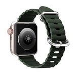 Ocean Style Leather Watch Strap, For Apple Watch Ultra 49mm / Series 8&7 45mm / SE 2&6&SE&5&4 44mm / 3&2&1 42mm, For Apple Watch Ultra 49mm / Series 8&7 45mm /, For Apple Watch Series 8&7 41mm / SE 2&6&SE&5&4 40mm / 3&2&1 38mm