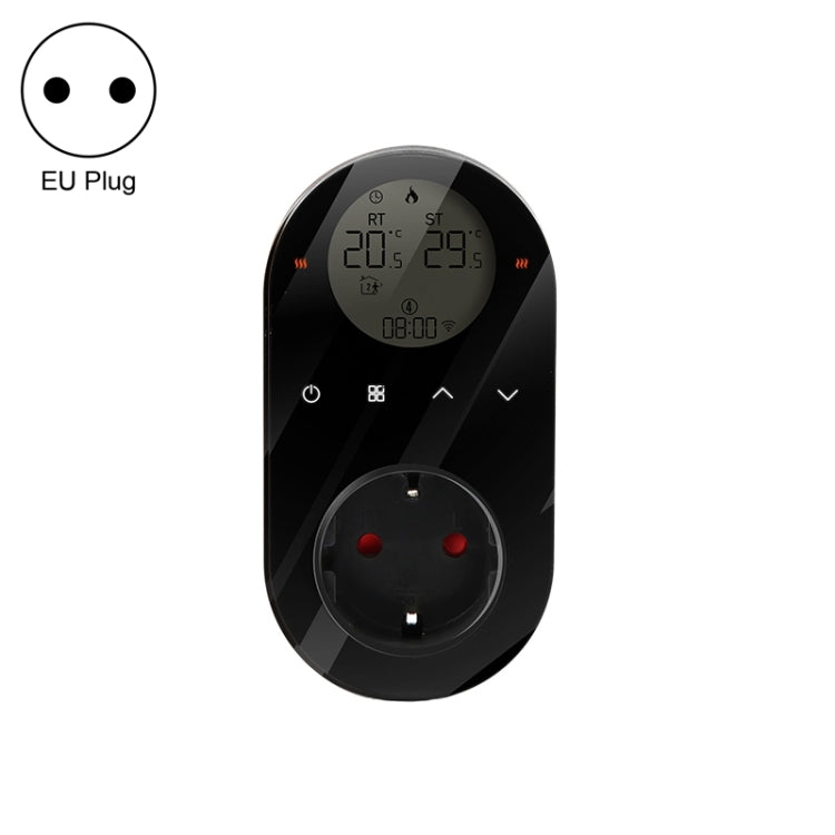 Bộ điều nhiệt LCD cắm phích, phích cắm EU, có WiFi, không có WiFi
