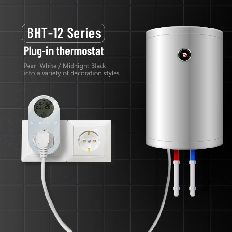 Bộ điều nhiệt LCD cắm phích, phích cắm EU, có WiFi, không có WiFi