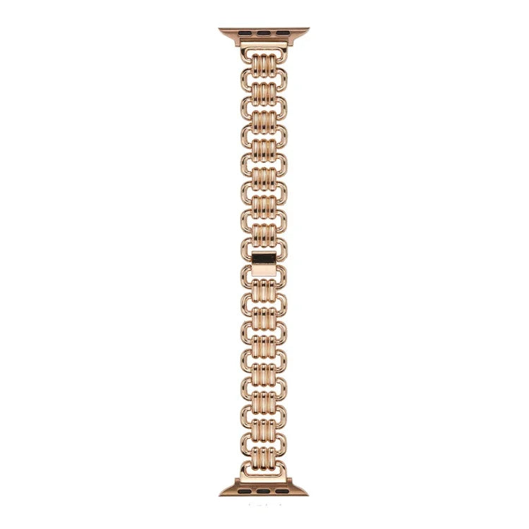 Dây đồng hồ kim loại U-chain, Dành cho Apple Watch Ultra 49mm / Series 8&7 45mm / SE 2&6&SE&5&4 44mm / 3&2&1 42mm, Dành cho Apple Watch Series 8&7 41mm / SE 2&6&SE&5&4 40mm / 3&2&1 38mm
