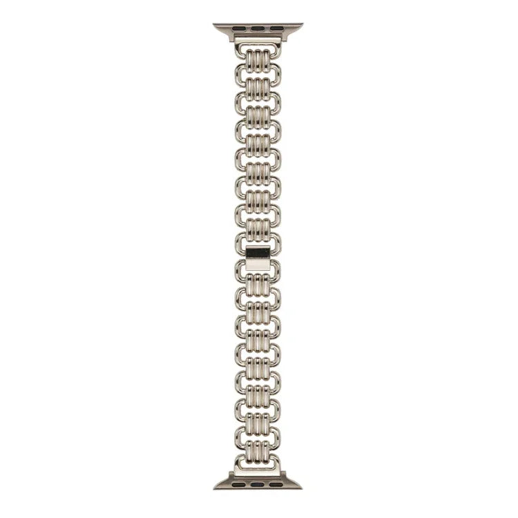 Dây đồng hồ kim loại U-chain, Dành cho Apple Watch Ultra 49mm / Series 8&7 45mm / SE 2&6&SE&5&4 44mm / 3&2&1 42mm, Dành cho Apple Watch Series 8&7 41mm / SE 2&6&SE&5&4 40mm / 3&2&1 38mm