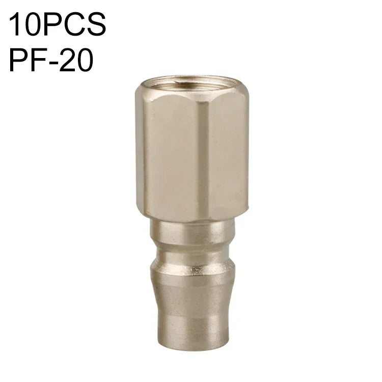 10 chiếc đầu nối nhanh khí nén loại C tự khóa, PF-20, PH-20, PM-20, PP-20, SF-20, SH-20, SM-20, SP-20, PF-30, PH-30, PM-30, PP-30, SF-30, SH-30, SM-30, SP-30, PF-40, PH-40, PM-40, PP-40, SF-40, SH-40, SM-40, SP-40, SF+PF-20, SF+PF-30, SF+PF-...