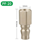 10 chiếc đầu nối nhanh khí nén loại C tự khóa, PF-20, PH-20, PM-20, PP-20, SF-20, SH-20, SM-20, SP-20, PF-30, PH-30, PM-30, PP-30, SF-30, SH-30, SM-30, SP-30, PF-40, PH-40, PM-40, PP-40, SF-40, SH-40, SM-40, SP-40, SF+PF-20, SF+PF-30, SF+PF-...