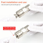 10 chiếc đầu nối nhanh khí nén loại C tự khóa, PF-20, PH-20, PM-20, PP-20, SF-20, SH-20, SM-20, SP-20, PF-30, PH-30, PM-30, PP-30, SF-30, SH-30, SM-30, SP-30, PF-40, PH-40, PM-40, PP-40, SF-40, SH-40, SM-40, SP-40, SF+PF-20, SF+PF-30, SF+PF-...