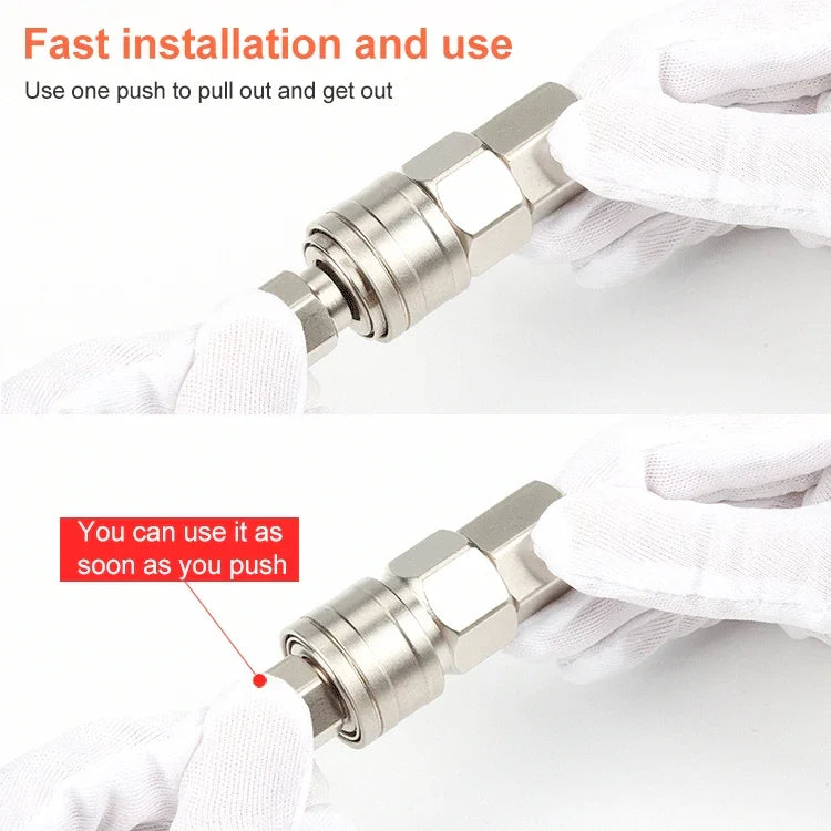 10 chiếc đầu nối nhanh khí nén loại C tự khóa, PF-20, PH-20, PM-20, PP-20, SF-20, SH-20, SM-20, SP-20, PF-30, PH-30, PM-30, PP-30, SF-30, SH-30, SM-30, SP-30, PF-40, PH-40, PM-40, PP-40, SF-40, SH-40, SM-40, SP-40, SF+PF-20, SF+PF-30, SF+PF-...