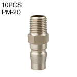 10 chiếc đầu nối nhanh khí nén loại C tự khóa, PF-20, PH-20, PM-20, PP-20, SF-20, SH-20, SM-20, SP-20, PF-30, PH-30, PM-30, PP-30, SF-30, SH-30, SM-30, SP-30, PF-40, PH-40, PM-40, PP-40, SF-40, SH-40, SM-40, SP-40, SF+PF-20, SF+PF-30, SF+PF-...