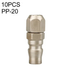 10 chiếc đầu nối nhanh khí nén loại C tự khóa, PF-20, PH-20, PM-20, PP-20, SF-20, SH-20, SM-20, SP-20, PF-30, PH-30, PM-30, PP-30, SF-30, SH-30, SM-30, SP-30, PF-40, PH-40, PM-40, PP-40, SF-40, SH-40, SM-40, SP-40, SF+PF-20, SF+PF-30, SF+PF-...