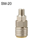 10 chiếc đầu nối nhanh khí nén loại C tự khóa, PF-20, PH-20, PM-20, PP-20, SF-20, SH-20, SM-20, SP-20, PF-30, PH-30, PM-30, PP-30, SF-30, SH-30, SM-30, SP-30, PF-40, PH-40, PM-40, PP-40, SF-40, SH-40, SM-40, SP-40, SF+PF-20, SF+PF-30, SF+PF-...