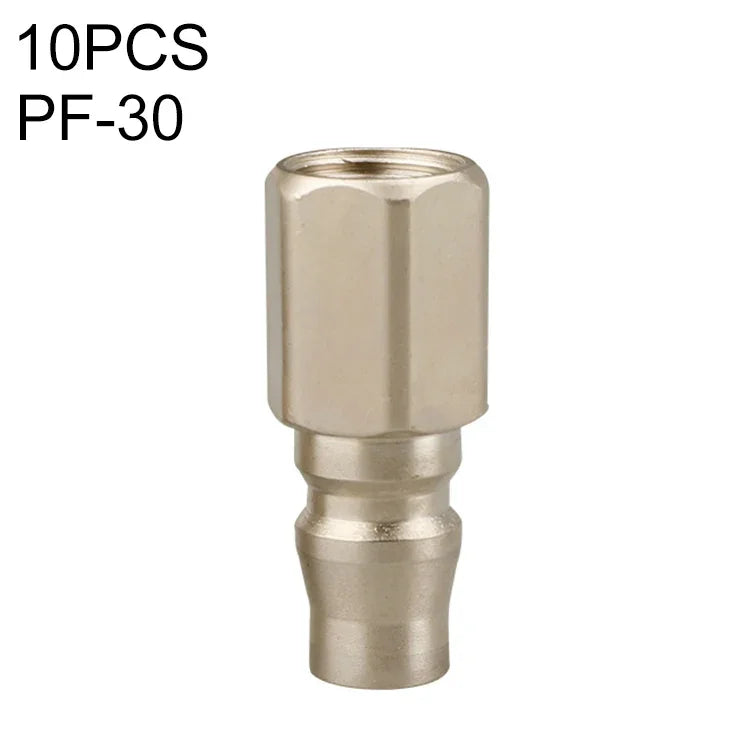 10 chiếc đầu nối nhanh khí nén loại C tự khóa, PF-20, PH-20, PM-20, PP-20, SF-20, SH-20, SM-20, SP-20, PF-30, PH-30, PM-30, PP-30, SF-30, SH-30, SM-30, SP-30, PF-40, PH-40, PM-40, PP-40, SF-40, SH-40, SM-40, SP-40, SF+PF-20, SF+PF-30, SF+PF-...