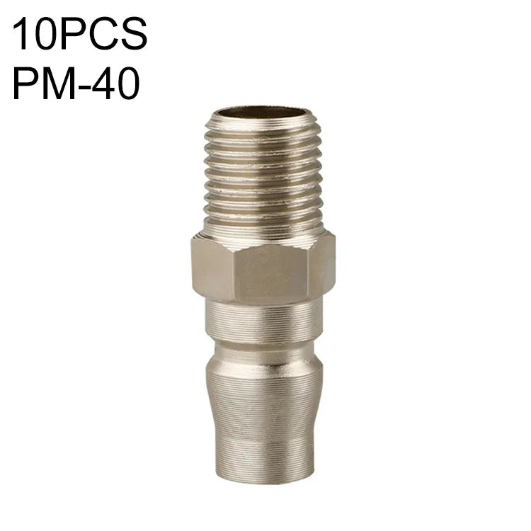 10 chiếc đầu nối nhanh khí nén loại C tự khóa, PF-20, PH-20, PM-20, PP-20, SF-20, SH-20, SM-20, SP-20, PF-30, PH-30, PM-30, PP-30, SF-30, SH-30, SM-30, SP-30, PF-40, PH-40, PM-40, PP-40, SF-40, SH-40, SM-40, SP-40, SF+PF-20, SF+PF-30, SF+PF-...