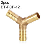 LAIZE 2 chiếc bộ phận khí nén ba chiều loại Y hình tháp, kích thước: 12mm, 6mm, 8mm, 10mm, 12mm
