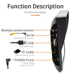 Máy nghe nhạc đa phương tiện CarPlay không dây 7 inch, màn hình cảm ứng IPS 1080P, radio MP5, Bluetooth, màn hình B600W