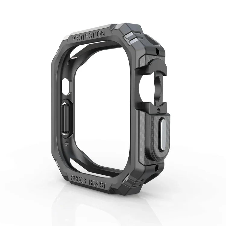 Ốp chống sốc sợi carbon TPU + PC cho Apple Watch, Ultra 3 / 2 / 1 49mm
