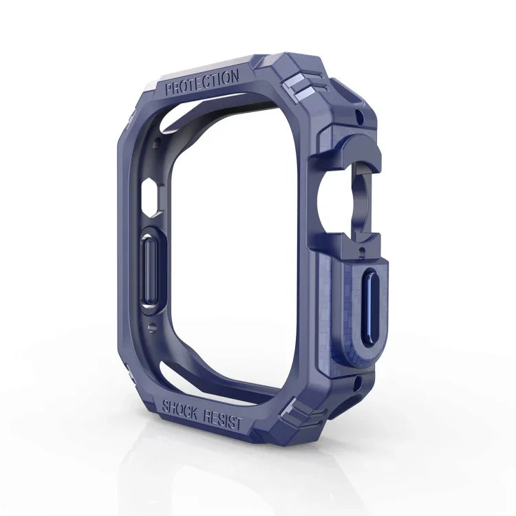 Ốp chống sốc sợi carbon TPU + PC cho Apple Watch, Ultra 3 / 2 / 1 49mm