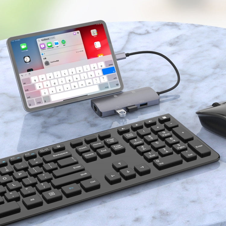 Trạm kết nối HUB đa chức năng di động Onten OTN-UC910 USB-C / Type-C, OTN-UC910