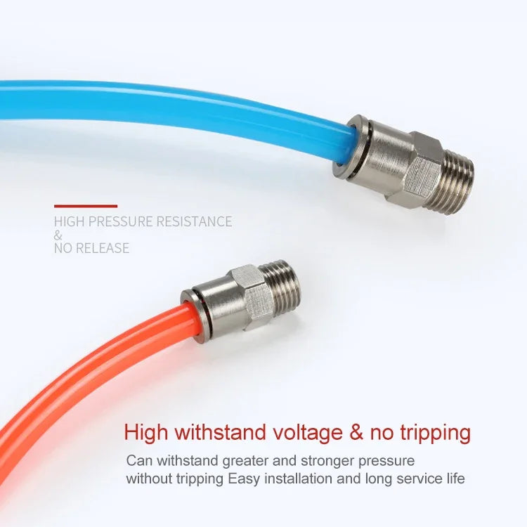 Đầu nối nhanh khí nén thẳng ren đực bằng đồng mạ niken LAIZE, PC4-01, PC4-02, PC4-M5, PC6-01, PC6-02, PC6-03, PC6-04, PC6-M5, PC8-01, PC8-02, PC8-03, PC8-04, PC10-01, PC10-02, PC10-03, PC10-04, PC12-01, PC12-02, PC12-03, PC12-04, PC14-02