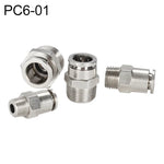Đầu nối nhanh khí nén thẳng ren đực bằng đồng mạ niken LAIZE, PC4-01, PC4-02, PC4-M5, PC6-01, PC6-02, PC6-03, PC6-04, PC6-M5, PC8-01, PC8-02, PC8-03, PC8-04, PC10-01, PC10-02, PC10-03, PC10-04, PC12-01, PC12-02, PC12-03, PC12-04, PC14-02
