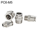 Đầu nối nhanh khí nén thẳng ren đực bằng đồng mạ niken LAIZE, PC4-01, PC4-02, PC4-M5, PC6-01, PC6-02, PC6-03, PC6-04, PC6-M5, PC8-01, PC8-02, PC8-03, PC8-04, PC10-01, PC10-02, PC10-03, PC10-04, PC12-01, PC12-02, PC12-03, PC12-04, PC14-02