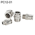 Đầu nối nhanh khí nén thẳng ren đực bằng đồng mạ niken LAIZE, PC4-01, PC4-02, PC4-M5, PC6-01, PC6-02, PC6-03, PC6-04, PC6-M5, PC8-01, PC8-02, PC8-03, PC8-04, PC10-01, PC10-02, PC10-03, PC10-04, PC12-01, PC12-02, PC12-03, PC12-04, PC14-02